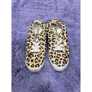 Leopard women's Canvas Shoes‎ Size 8